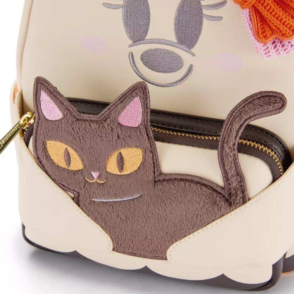 NWT Loungefly Disney Minnie Mouse Cutie Ghost & Cat Mini Backpack - Picture 2 of 4